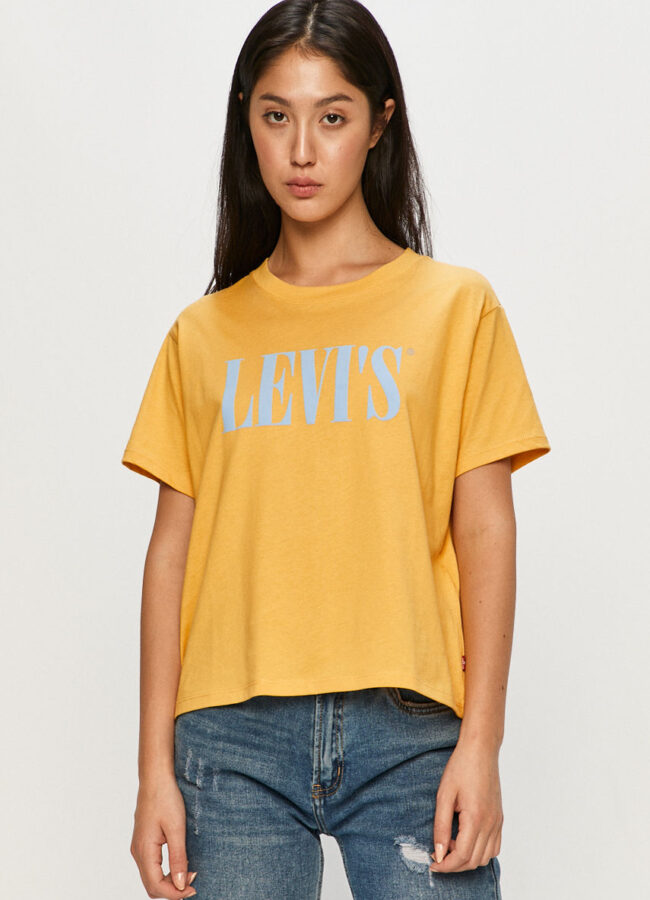 Levi's - T-shirt żółty 69973.0086