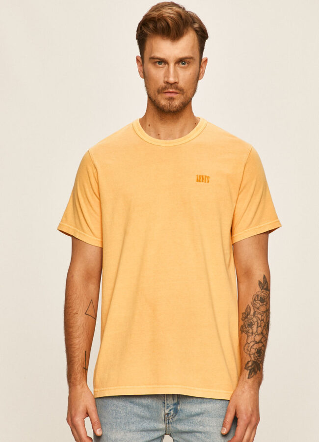 Levi's - T-shirt żółty 86592.0002