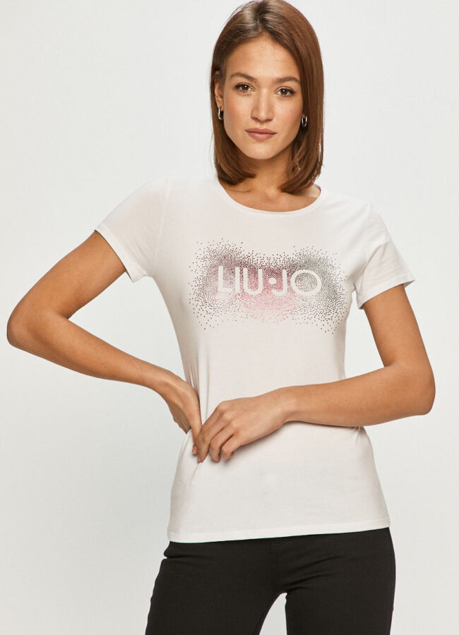 Liu Jo - T-shirt biały TA1150.J5003