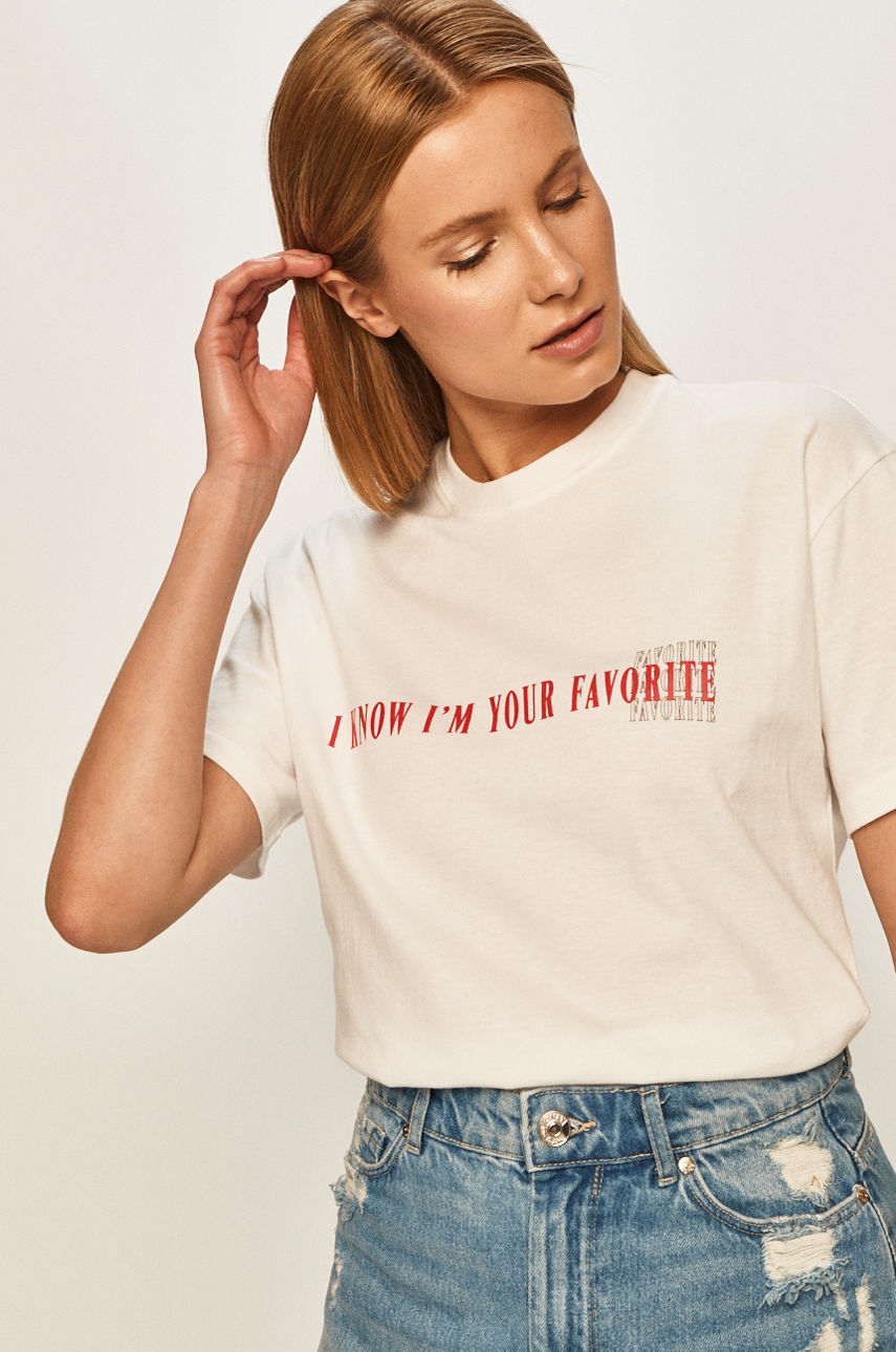 Local Heroes - T-shirt Your Favourite Tee biały AW2021T0015