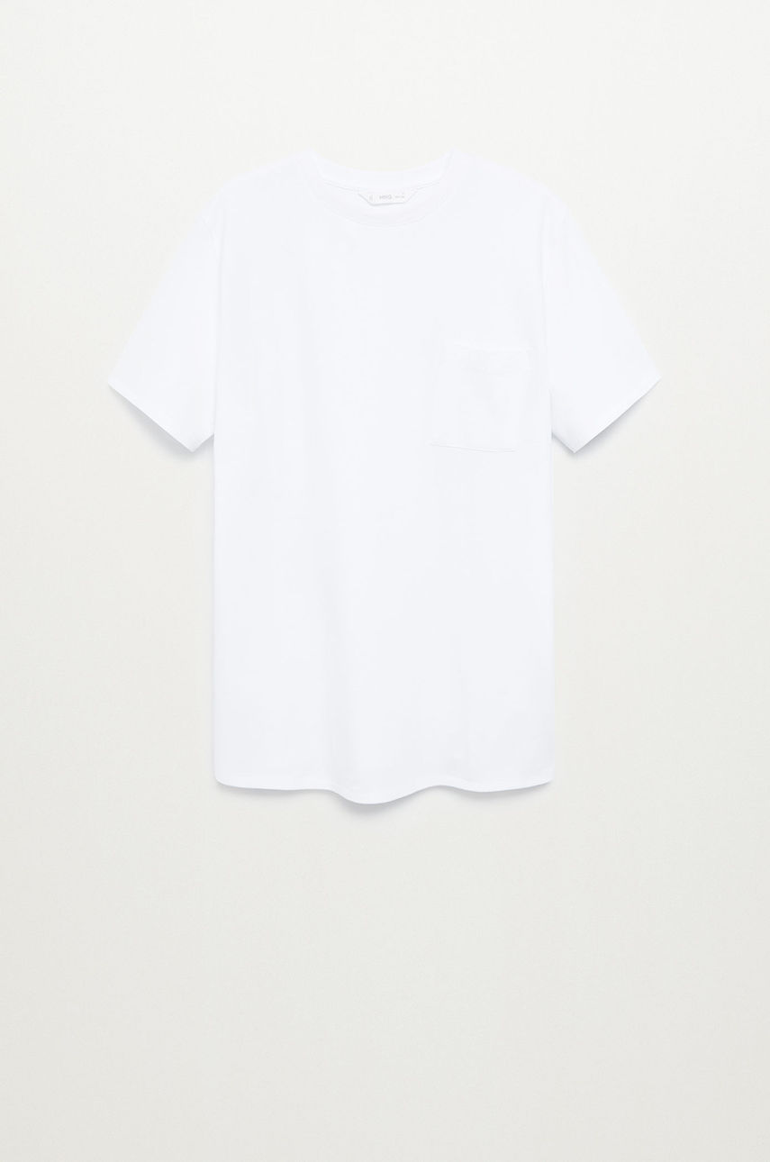 Mango Kids - T-shirt dziecięcy JAMES biały 87001523