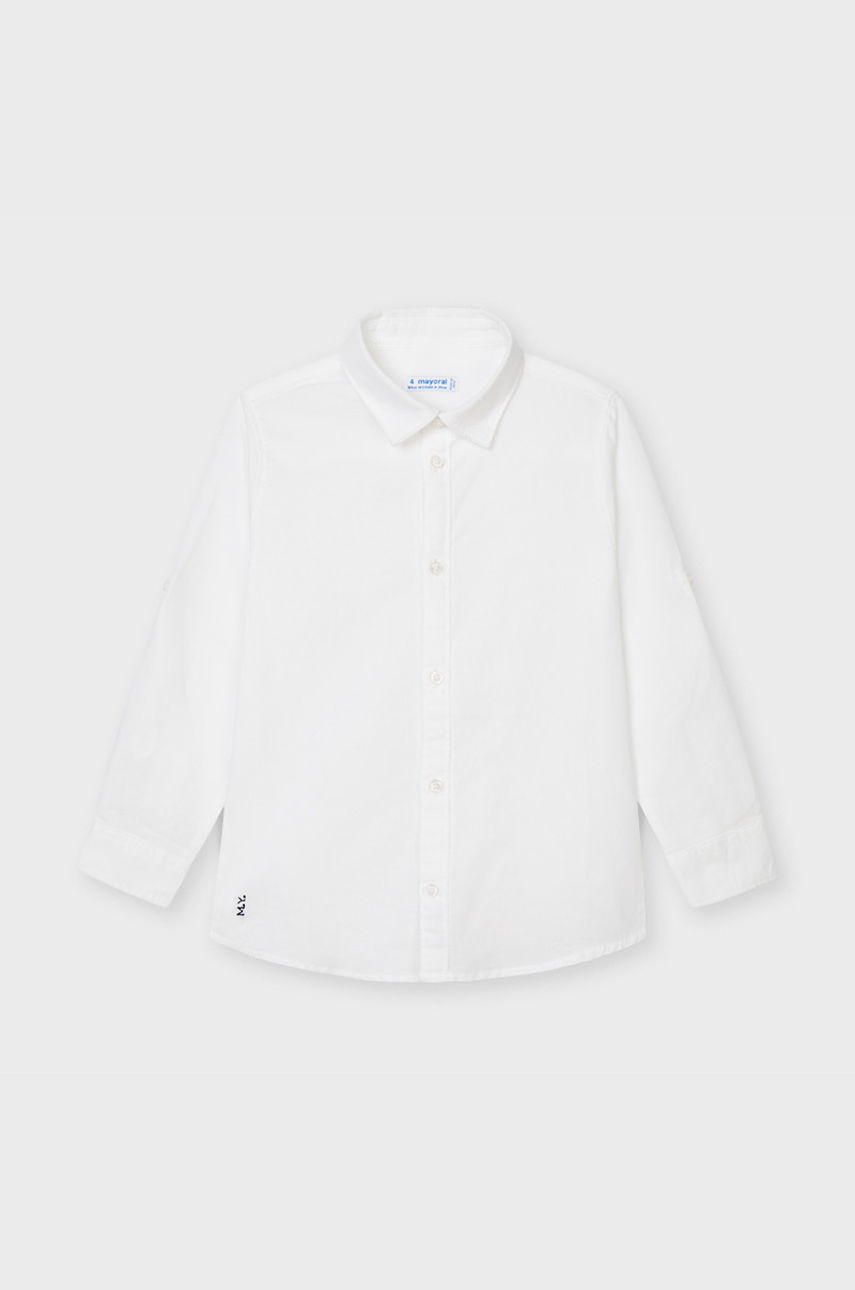 Mayoral - Koszula dziecięca biały 141.5L.MINI