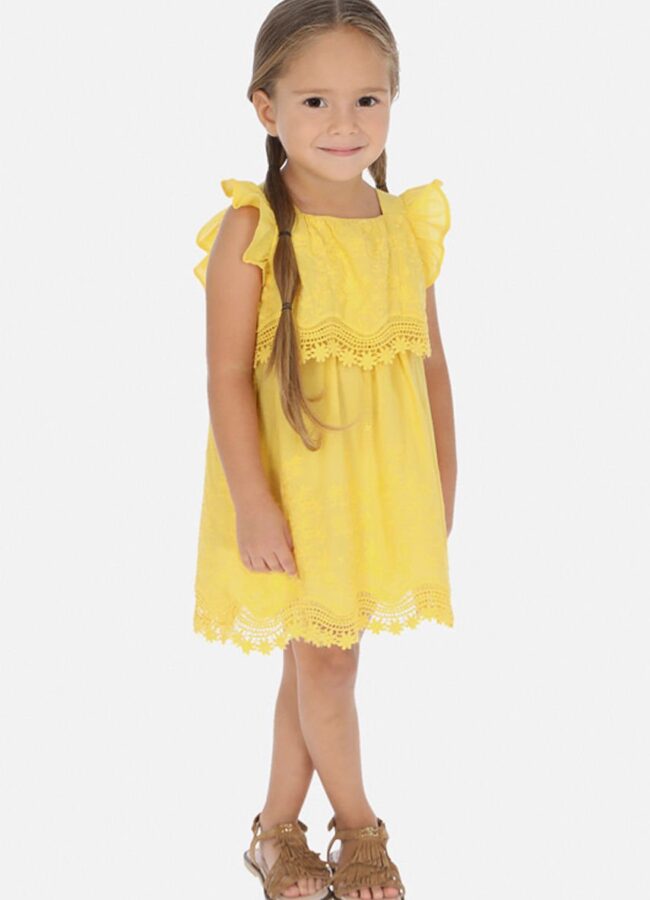 Mayoral - Sukienka dziecięca 92-134 cm żółty 3952.6J.MINI