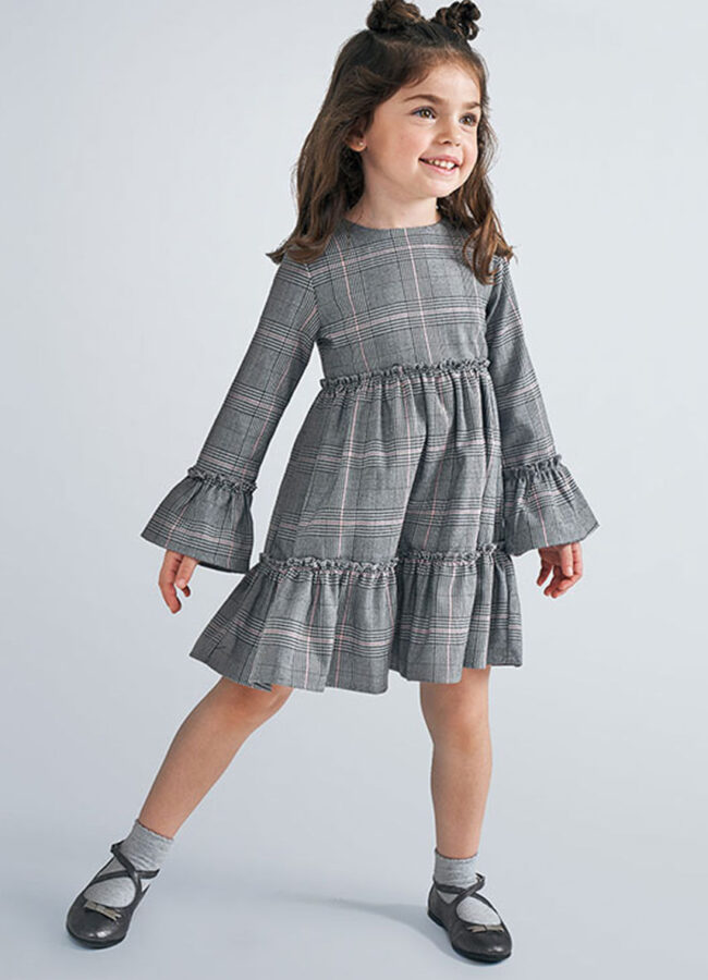 Mayoral - Sukienka dziecięca 98-134 cm szary 4983.6F.MINI