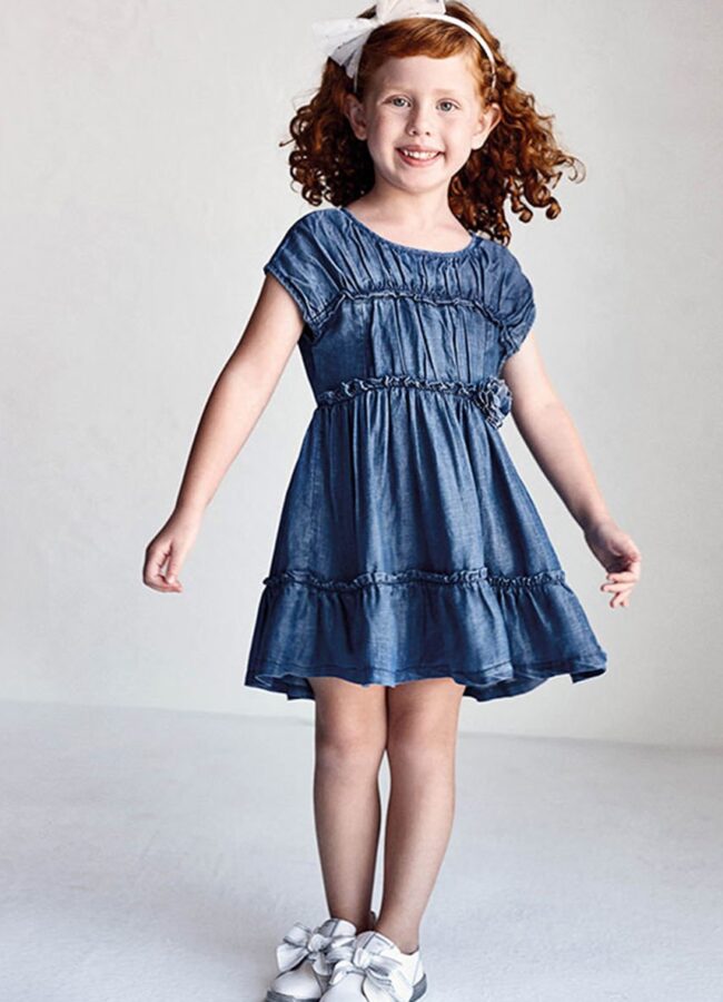 Mayoral - Sukienka dziecięca niebieski 3936.6G.MINI