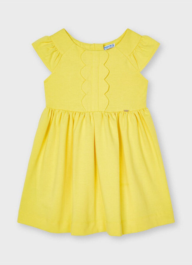 Mayoral - Sukienka dziecięca żółty 3926.6B.MINI