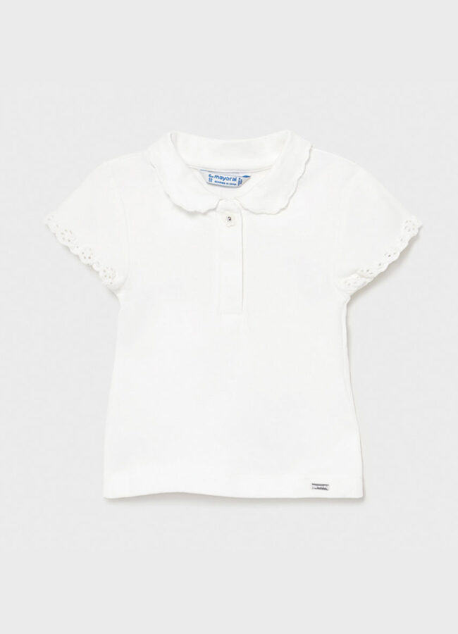 Mayoral - T-shirt dziecięcy biały 1176.4F.BABY