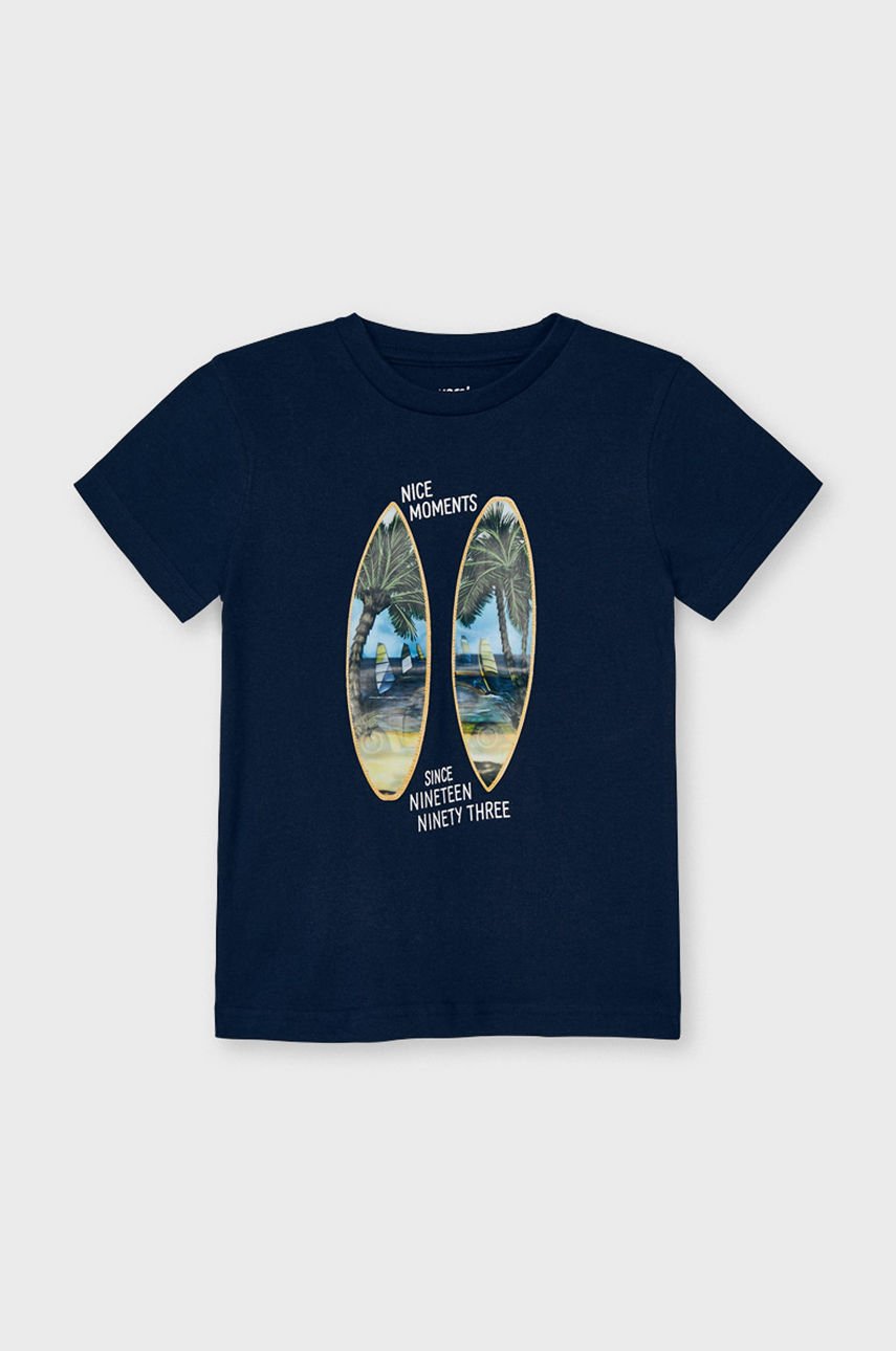 Mayoral - T-shirt dziecięcy granatowy 3030.5B.MINI
