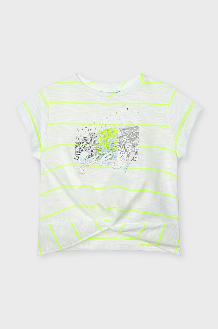 Mayoral - T-shirt dziecięcy żółty 3018.6J.MINI