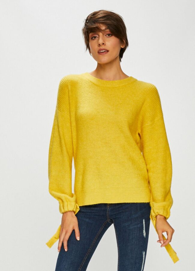 Medicine - Sweter Basic żółty RW18.SWD075