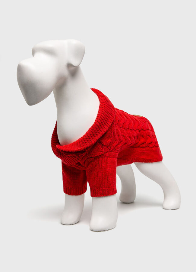 Medicine - Sweter dla psa Manifesto czerwony RW19.SWU400