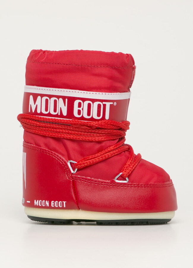 Moon Boot - Śniegowce dziecięce czerwony 140043.MOON.BOOT.MINI