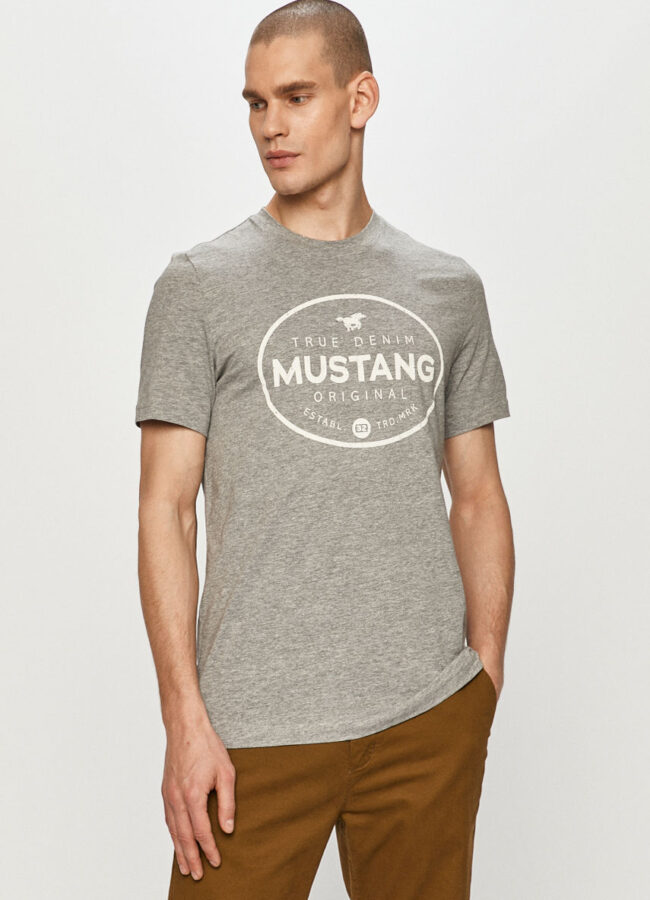 Mustang - T-shirt szary 1010676.4140