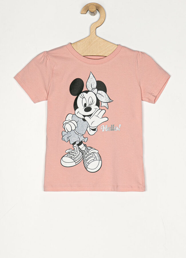 Name it - T-shirt dziecięcy X Disney 92-128 cm koralowy 13179790