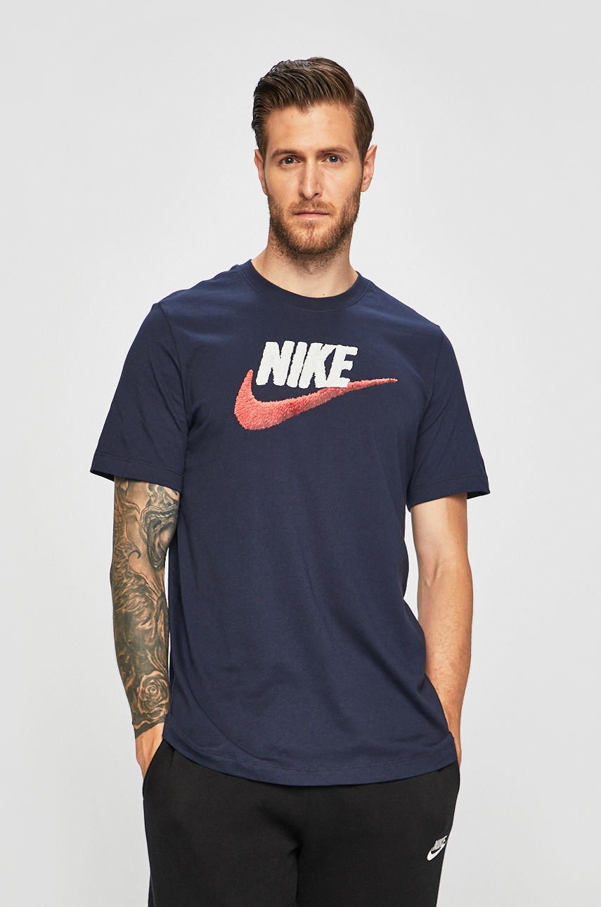 Nike Sportswear - T-shirt granatowy AR4993