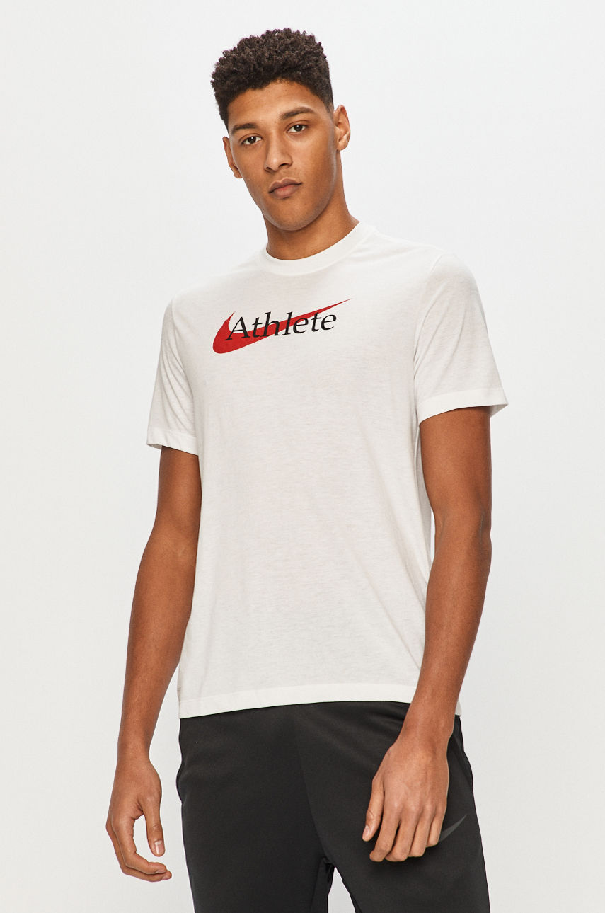 Nike - T-shirt biały CW6950