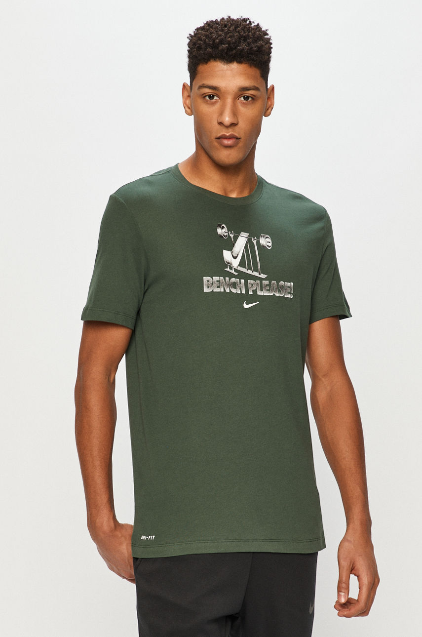 Nike - T-shirt zielony DA1596