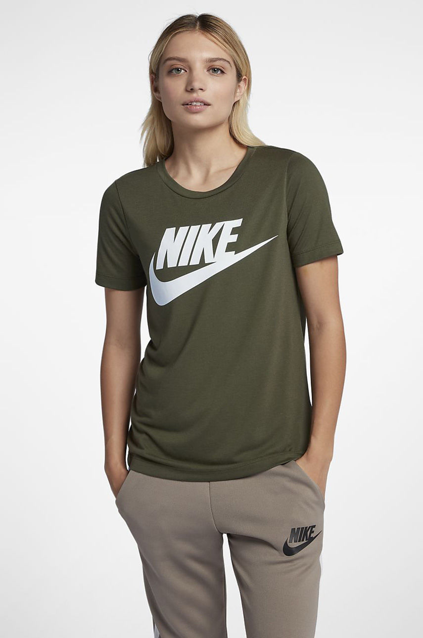 Nike - Top oliwkowy C.829747.395