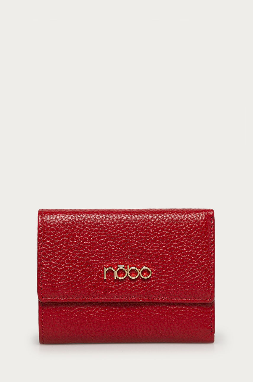 Nobo - Portfel skórzany czerwony NPUR.LI0030.C005