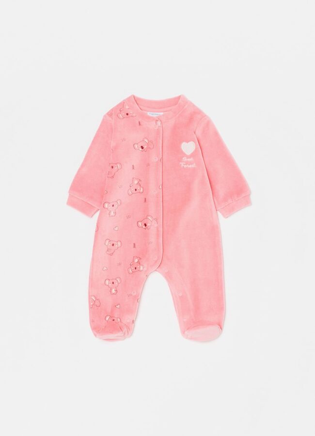 OVS - Śpioszki niemowlęce ostry różowy 1012200