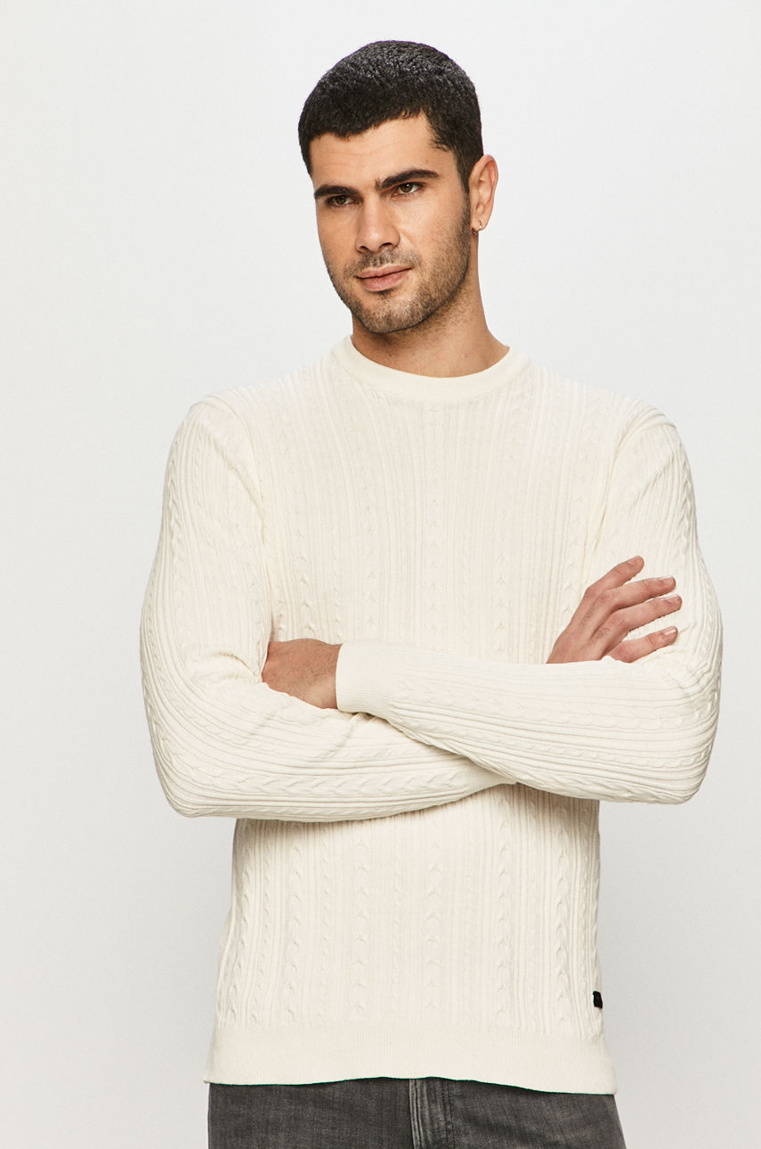 Only & Sons - Sweter biały 22018605