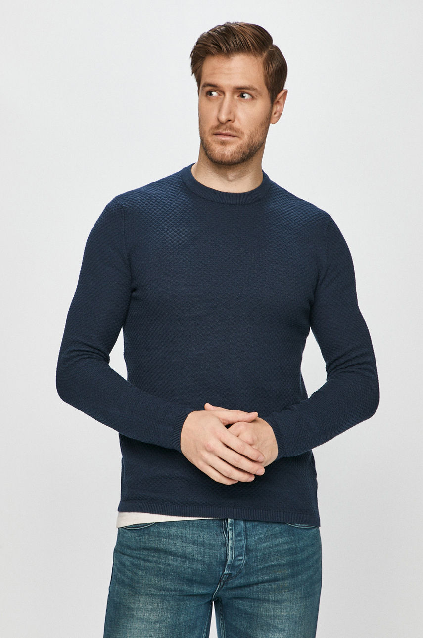 Only & Sons - Sweter granatowy 22018203