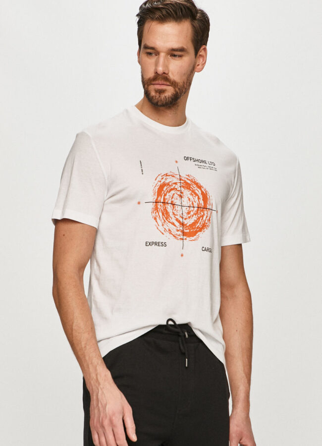 Only & Sons - T-shirt biały 22019013