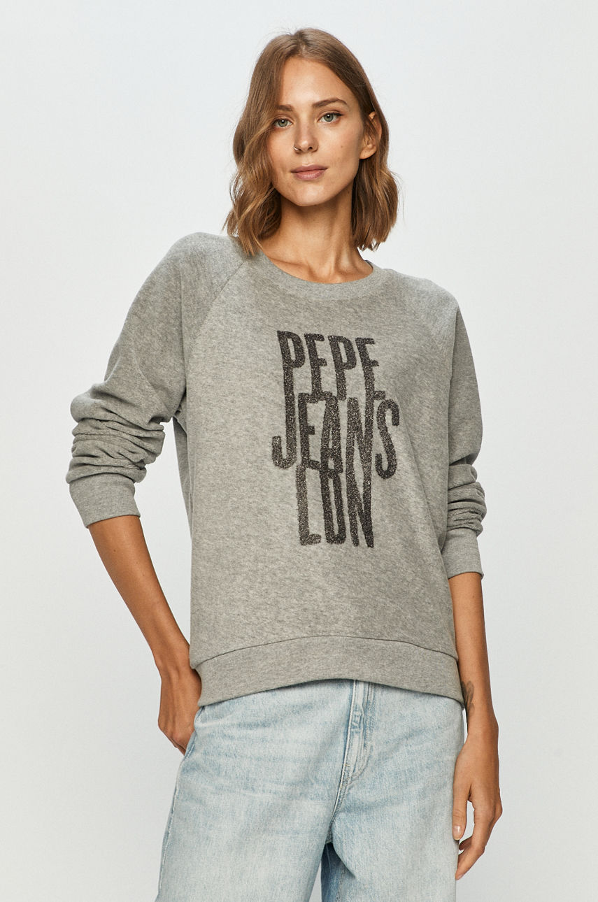 Pepe Jeans - Bluza Madelyn szary PL580992