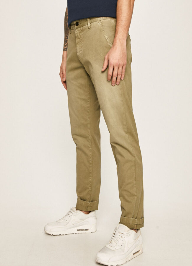 Pepe Jeans - Spodnie Callen Chino zielony PM211353YD9