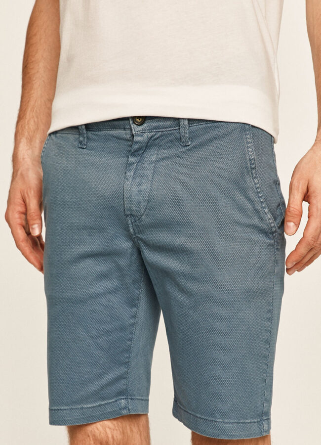 Pepe Jeans - Szorty Charly Short Minimal blady niebieski PM800773