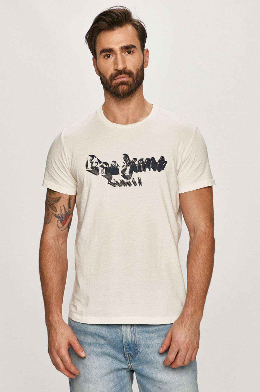 Pepe Jeans - T-shirt Anthony biały PM507730.803