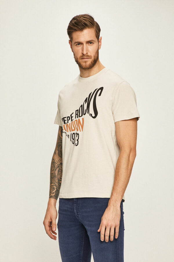 Pepe Jeans - T-shirt Berwick szary PM506905