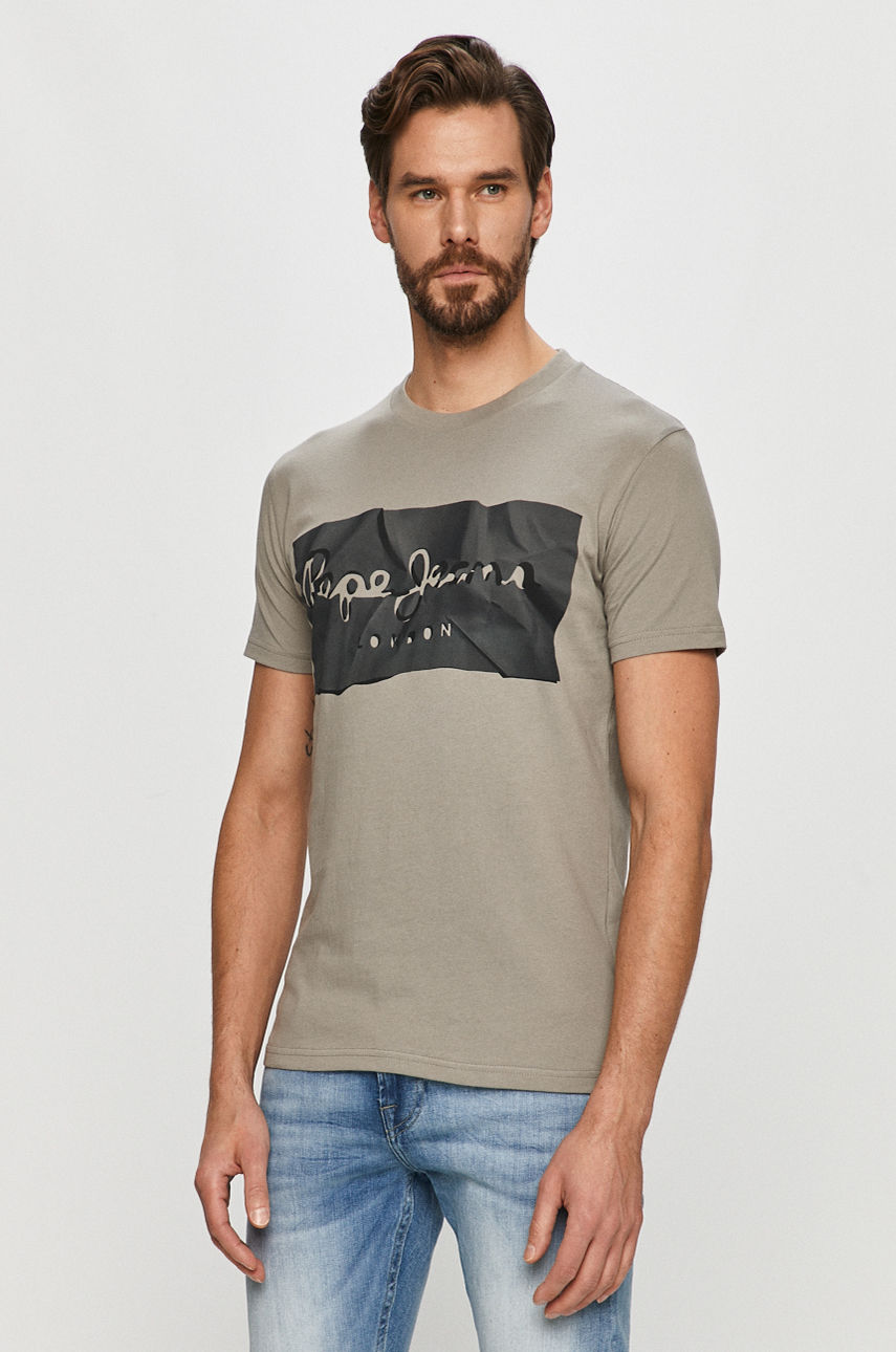 Pepe Jeans - T-shirt Raury jasny szary PM506480.921