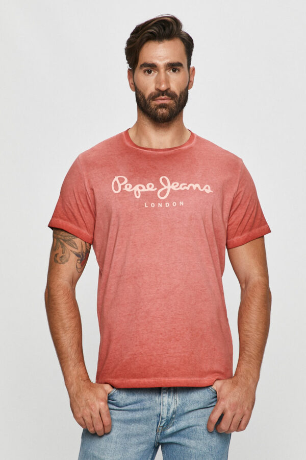 Pepe Jeans - T-shirt West Sir czerwony PM504032.270