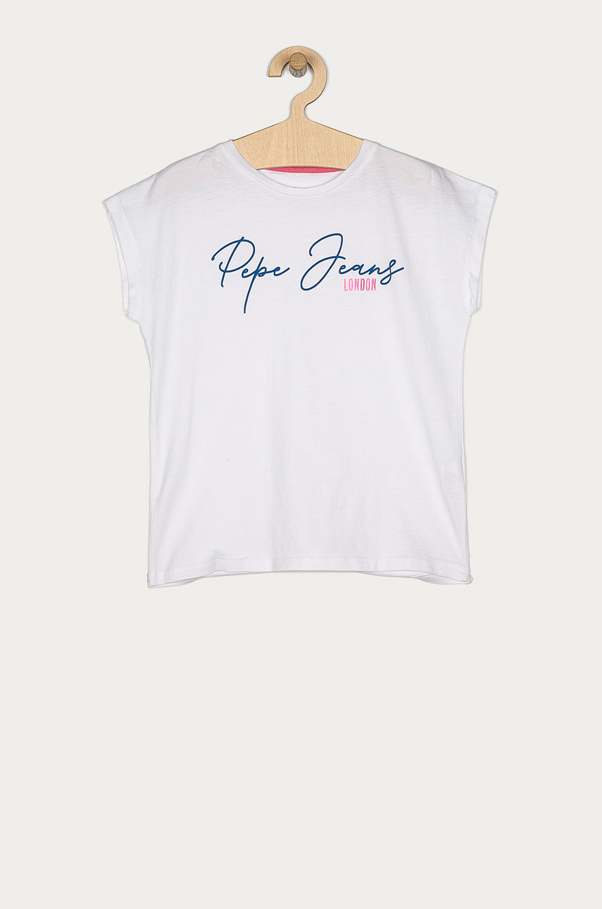 Pepe Jeans - T-shirt dziecięcy Nina biały PG502701