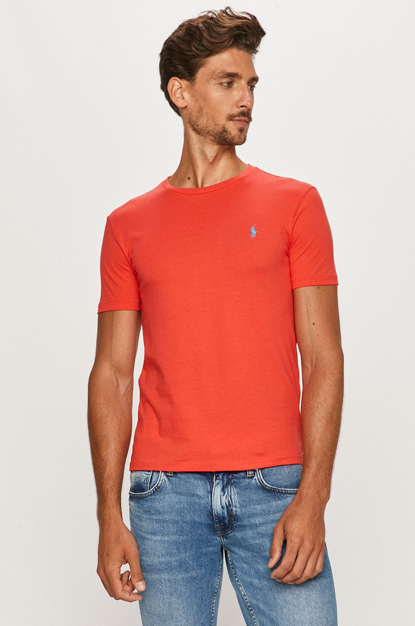 Polo Ralph Lauren - T-shirt czerwony 710671438136