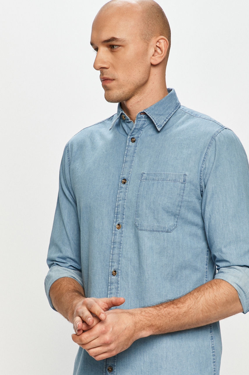 Produkt by Jack & Jones - Koszula jeansowa niebieski 12187318
