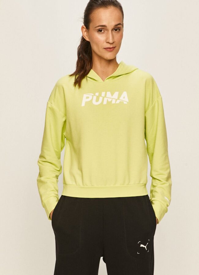 Puma - Bluza żółto - zielony 583540