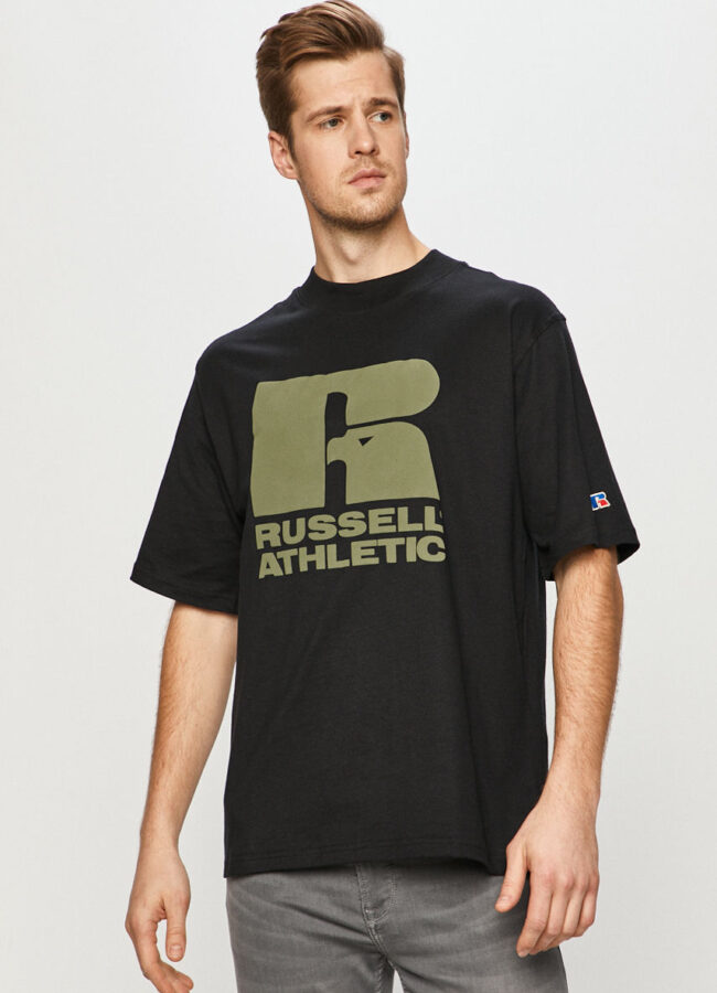 Russell Athletic - T-shirt czarny E06262