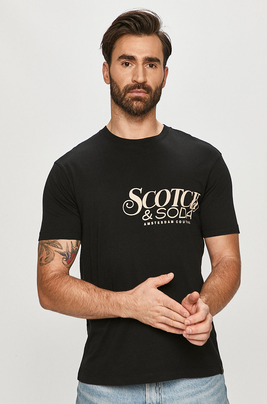 Scotch & Soda - T-shirt czarny 160848
