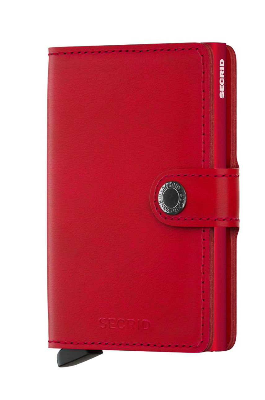 Secrid - Portfel skórzany czerwony M.Red.Red
