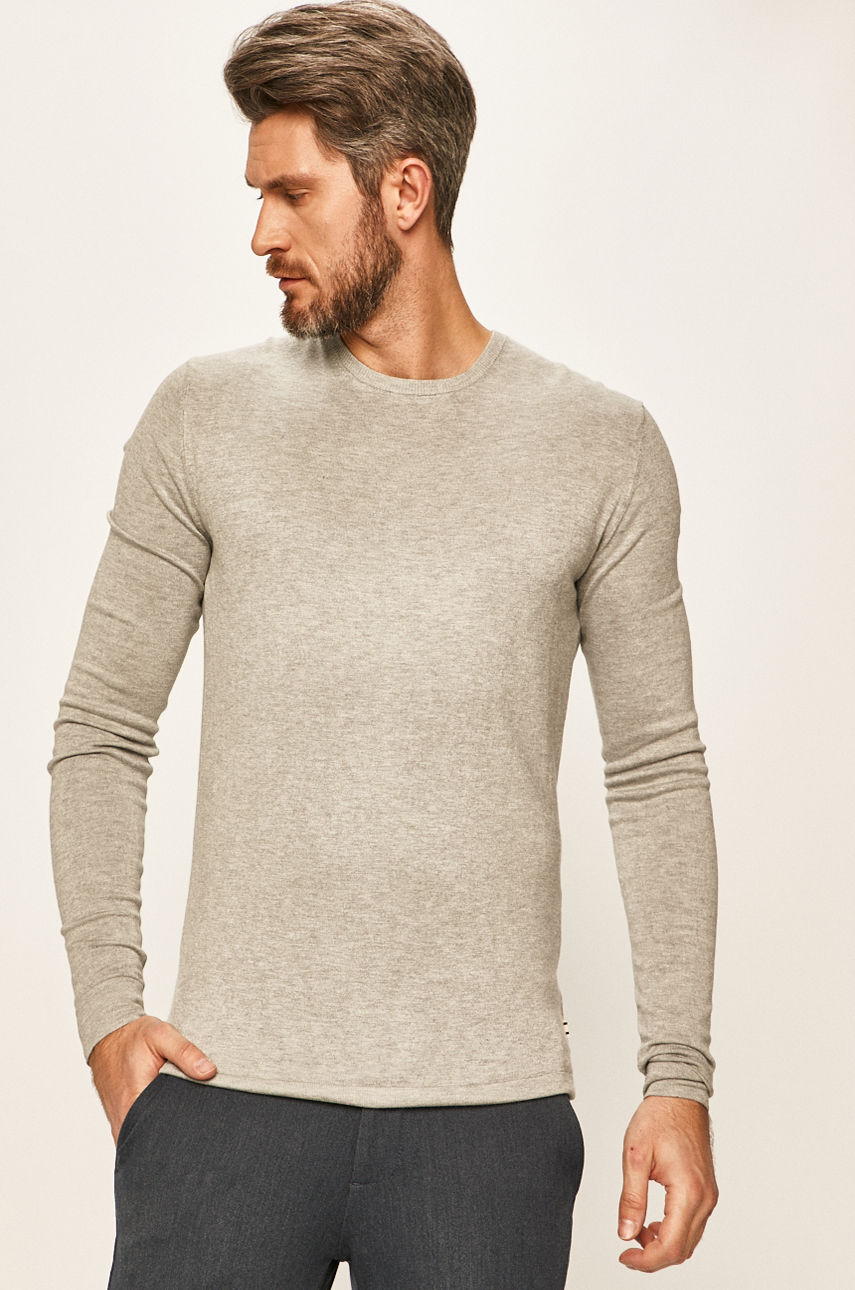 Tailored & Originals - Sweter jasny szary 7192606.798242