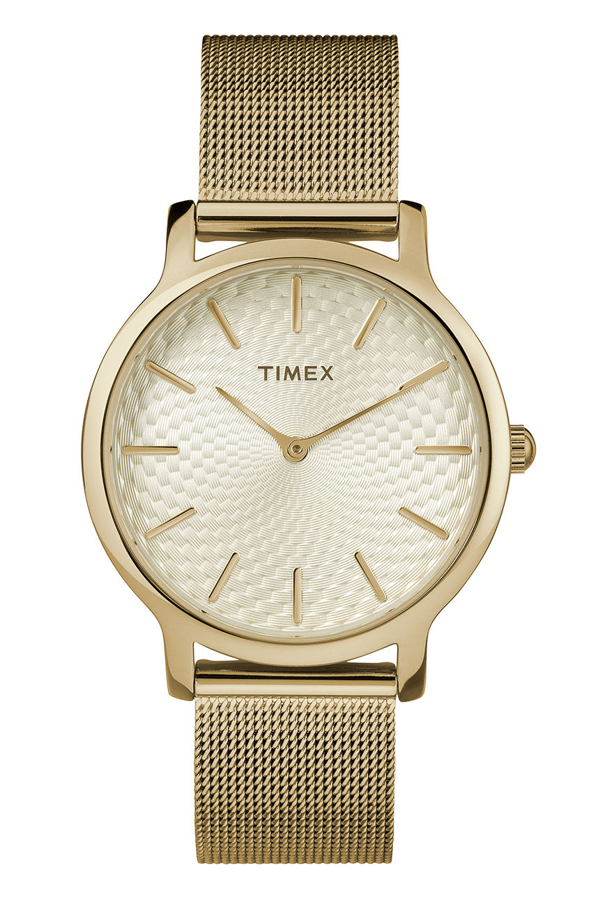 Timex - Zegarek TW2R36100 złoty TW2R36100