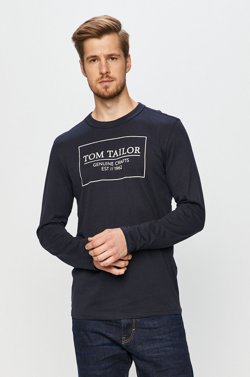Tom Tailor Denim - Longsleeve granatowy 1022223