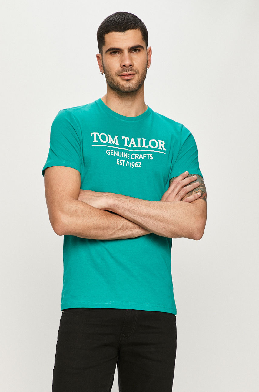 Tom Tailor - T-shirt zielony 1021229.16205