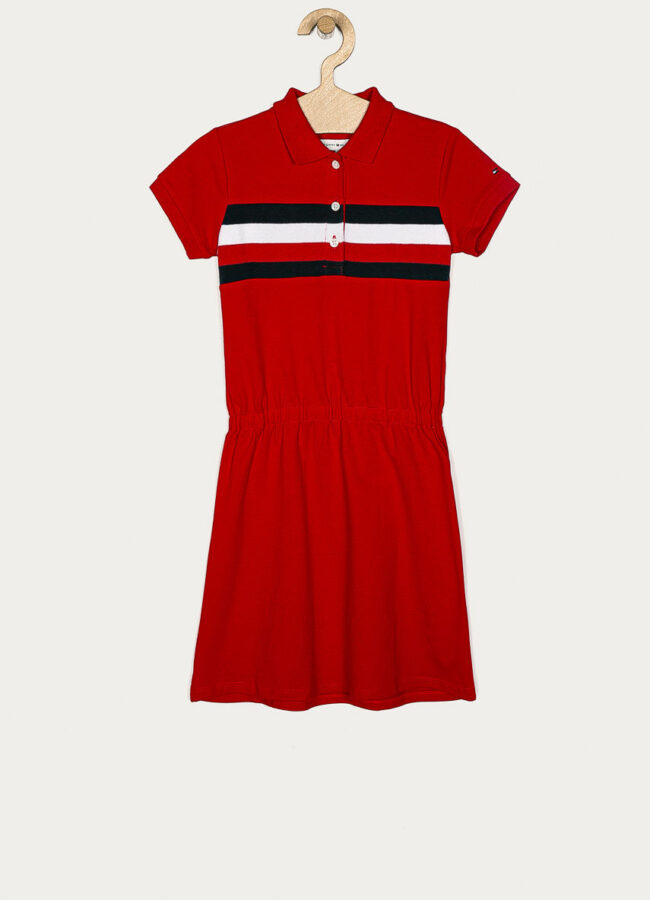 Tommy Hilfiger - Sukienka dziecięca 128-176 cm czerwony KG0KG05637.4891