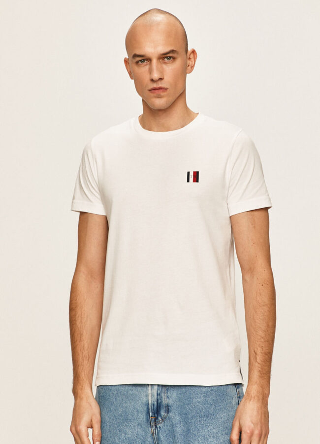 Tommy Hilfiger - T-shirt biały MW0MW13327
