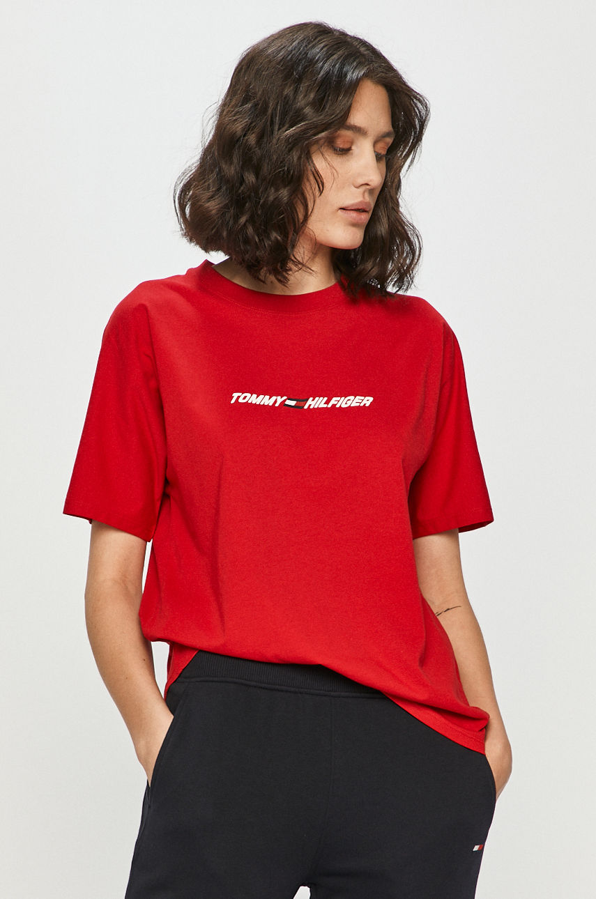 Tommy Hilfiger - T-shirt czerwony S10S100992.4891