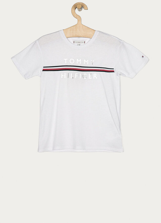 Tommy Hilfiger - T-shirt dziecięcy 104-176 cm biały KG0KG05257