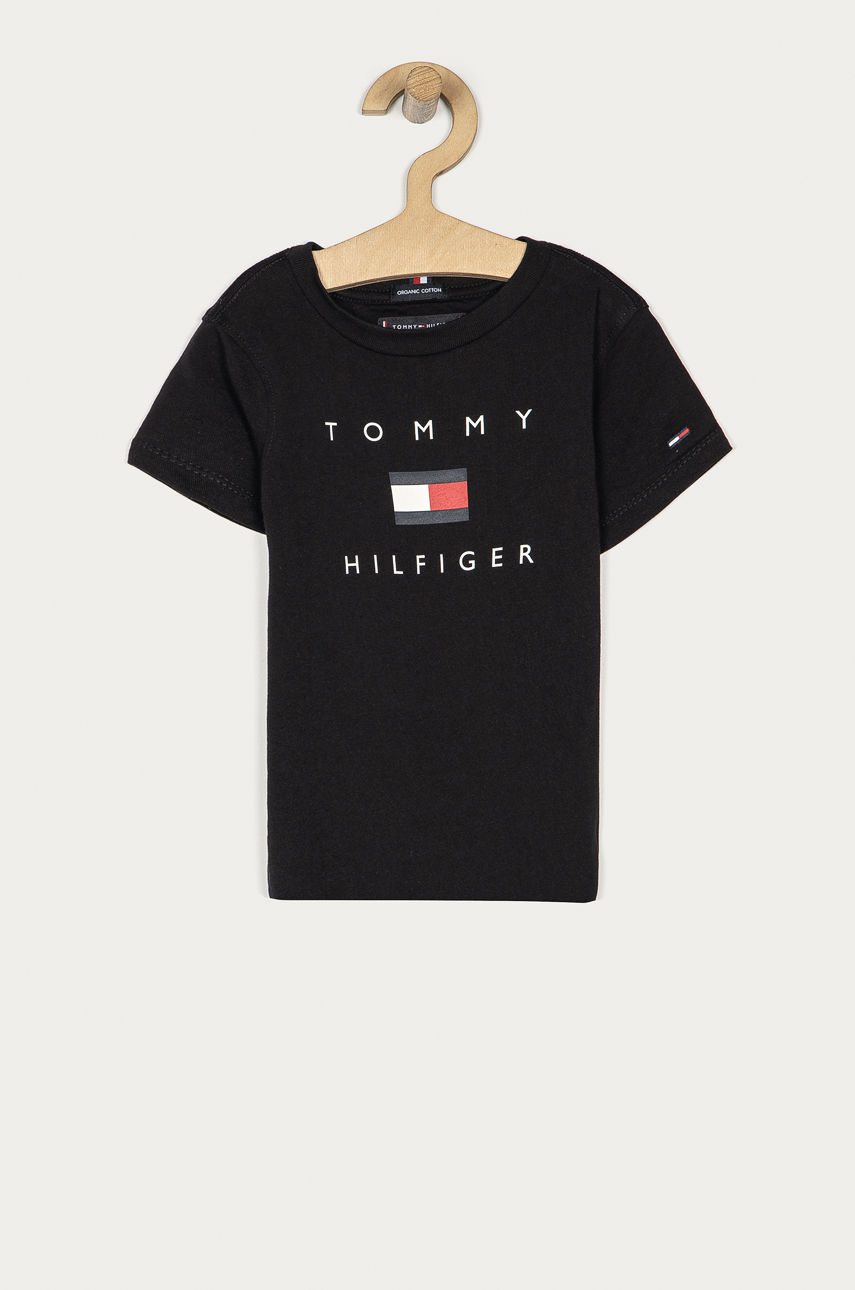 Tommy Hilfiger - T-shirt dziecięcy 104-176 cm czarny KB0KB06114